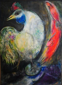 A rooster contemporary Marc Chagall Oil Paintings